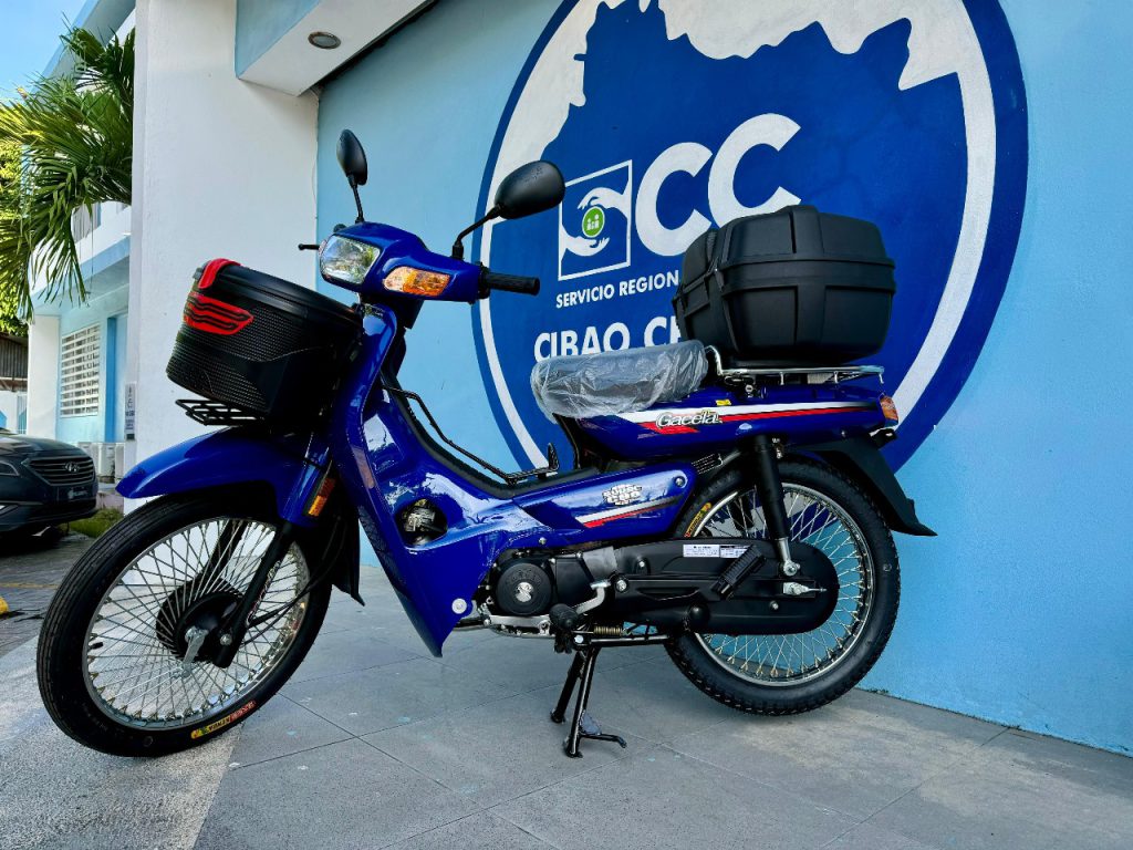 SRS Cibao Central fortalece mensajería con nuevas motocicletas